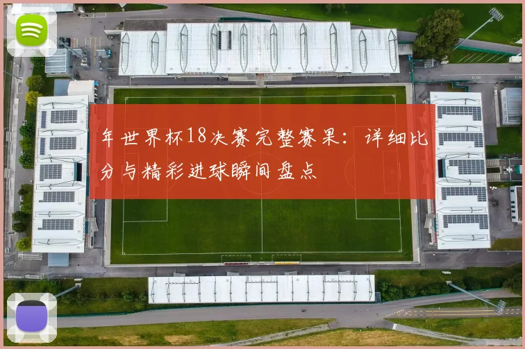 年世界杯18决赛完整赛果:详细比分与精彩进球瞬间盘点