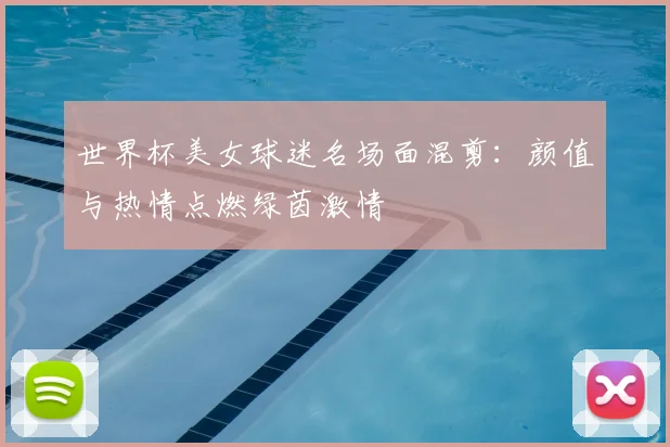 世界杯美女球迷名场面混剪：颜值与热情点燃绿茵激情